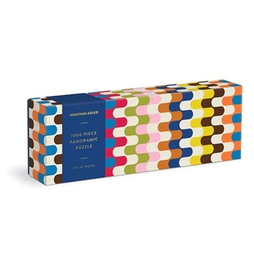 Jonathan Adler Bargello 1000 Piece Panoramic Puzzle from Galison -