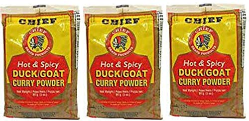 CHIEF DUCK AND GOAT CURRY POWDER 3 OZ 3PK