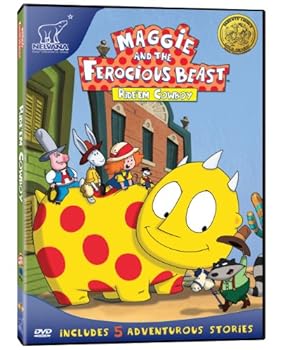 DVD Maggie and the Ferocious Beast: Ride'em Cowboy Book