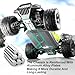TWIKOMI 1:18 Scale All-Terrain RC Car for Adults - 40+KM/H High Speed 4WD Off-Road Remote Control Truck with 2 Rechargeable Batteries, 2.4GHz Electric Toy Vehicle Gift for Teens and 14+ (1:18 Scale)