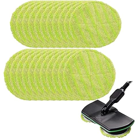 Kamenda Cordless Electric Mop Replacement Cleaning Pads Electric Mop Replacement Wash Cloth Including 12 Cleaning Pads Cover
