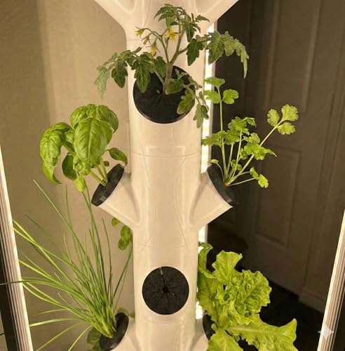 Light Blocking Hydroponic Plant Stem Covers for Gardyn yCubes, Keeps Tower Neat and Tidy, Reusable, Dishwasher Safe, 12 Pack