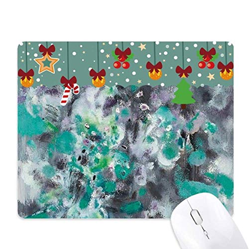 Tapis de souris fleur morte vert tapis bureau caoutchouc antidérapant souris optique