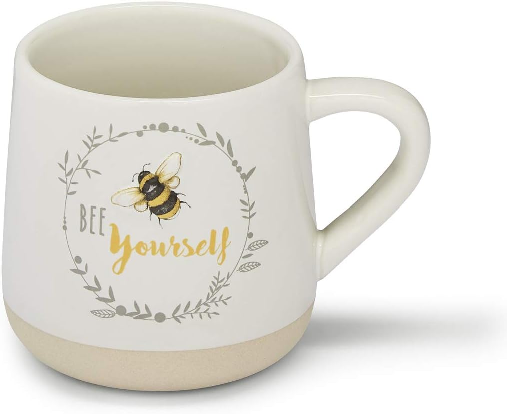 British Designed Bell Coffee Mug | Ceramic Coffee Mugs for Home or Work | Large Mugs for Hot Drinks | Tea and Coffee Cups - Bumble Bees