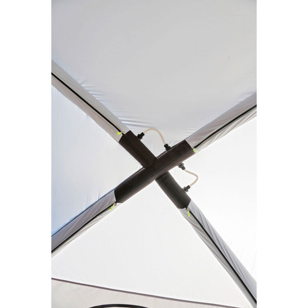 Explorer Zelt Luftzelt Trouper aufblasbares Familienzelt Mobilzelt 310x260x230cm (8m²) 4 Personen 3000mm Wassersäule freistehend wettergeschützter Eingang Camping Outdoor Wandern Familie