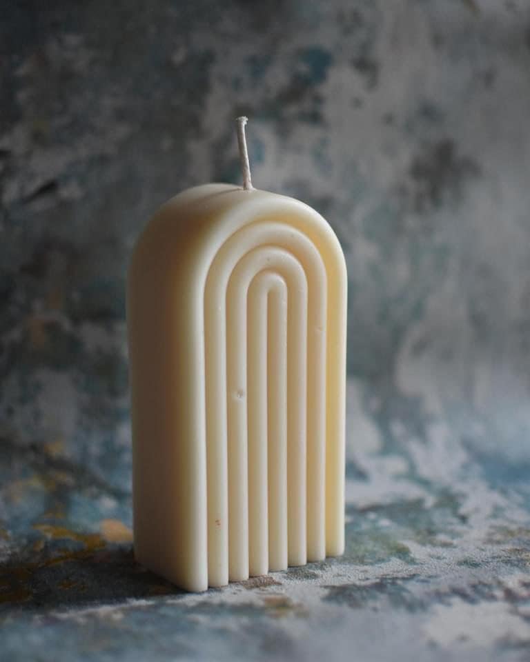 Miniatura 9 de TOPYS Moldes geométricos de arco iris para velas, molde de silicona en forma de U a rayas, moldes epoxi de líneas abstractas para hacer velas y