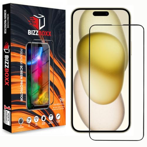 Image of Apple I Phone 15 Plus | Premium Screen Protector | Anti Static | Full Screen Coverage-Edge to Edge | 9H Hardness | With Easy Installation Kit (Pack of 1)