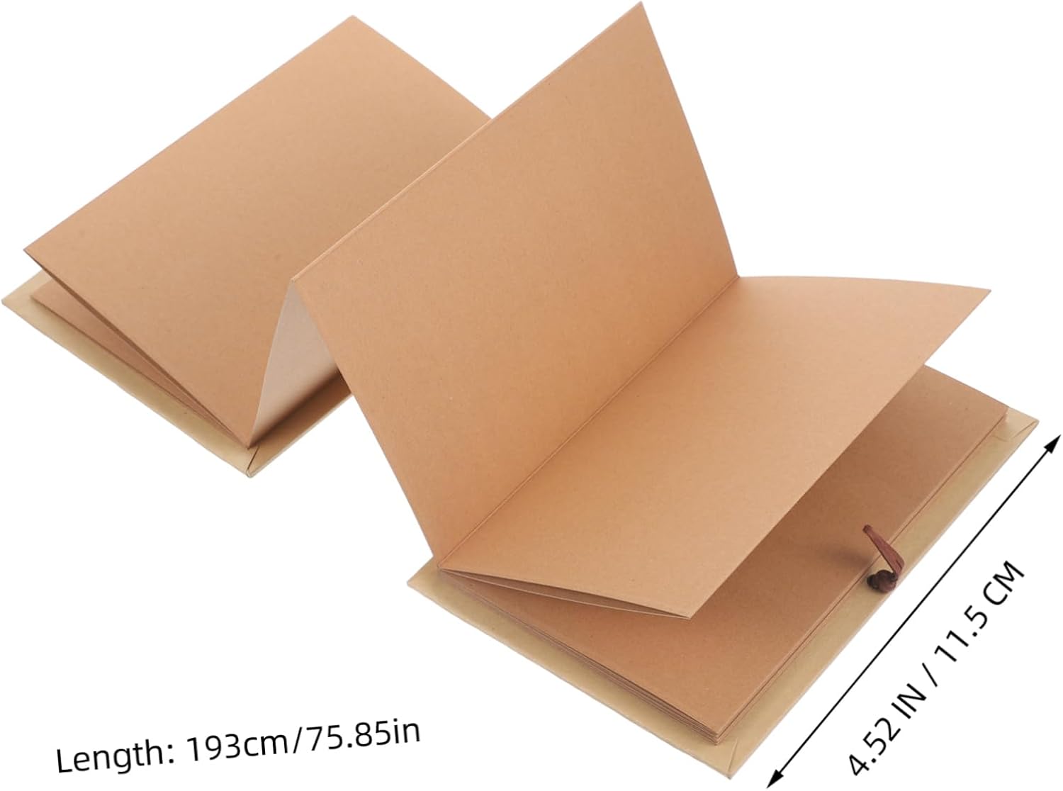 Cabilock 12pcs Folding Album Storage Photo Scrapbooking Albums Memories Book Wedding Picture Scrapbook Display Paper