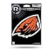 NCAA Oregon State Beavers Die Cut Window Decal, 5.75" x 7.75", Orange