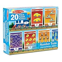 Melissa & Doug - Number Train Floor Puzzle - 20pc