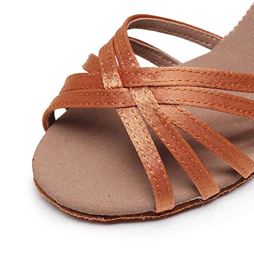 LIOOBO Sapatos de dança latina para mulheres meninas Sapatos de tango sapatos de dança de salão (5 c
