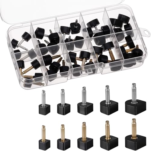 Image of 20 Pairs Heel Tips for High Heel Shoes High Heel Tips Replacement kit U Shaped Heel Cap Cover Black Taps Caps Replacement Repair Shoe Replacement High Heel Caps Protectors（5 Size 8-12mm）
