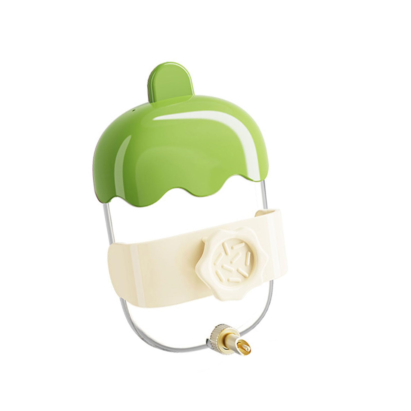 Dispensador automático de agua para pájaros, 360 ml, color verde