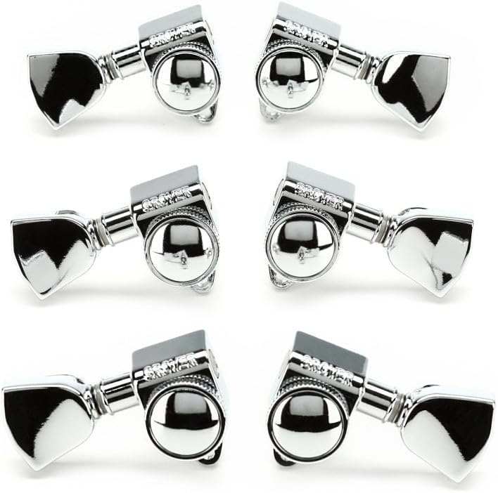 Grover 502CK Roto-Grip Locking Rotomatic Tuners - 3+3, Chrome