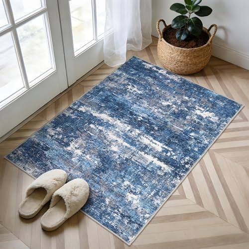 GarveeHome Petit tapis 2x3 pour cuisine lavable à la machine, pile basse antidérapant