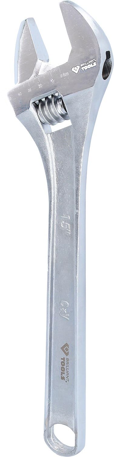 BRILLIANT TOOLS BT014815 Chiave regolabile a rullino, 15", 0 - 43 mm [Powered by KS TOOLS]