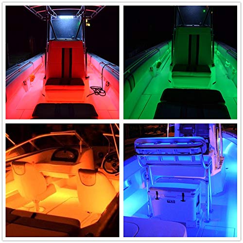 Vbakor-Smart-Bluetooth-LED-Boat-Light-Kit-APP-Control-RGB-Led-Boat-Lights-Sound-Music-Sync-Interior-Lighting-Strip-Waterproof-Boat-Deck-Lights-for-Pontoon-RV-Awning-Lights