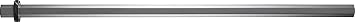 Maverik Lacrosse Mission Blank Shaft -Attack - Gunmetal