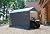 ShelterLogic 6' x 12' x 8' Shed-in-a-Box All Season Steel Metal Peak Roof Outdoor Storage Shed with Waterproof Cover and Heavy Duty Reusable Auger Anchors