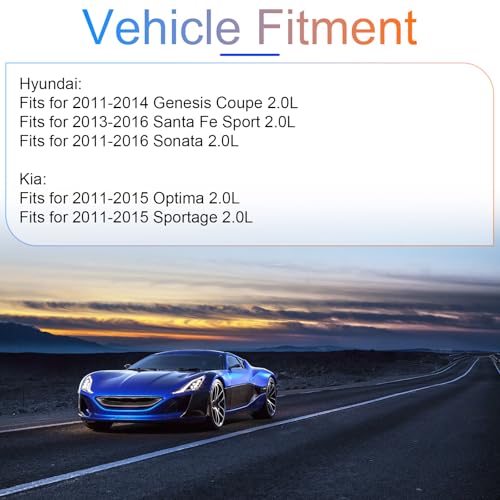 Image of G4KF 2.0T Engine Cylinder Head Gasket Set Fits for Hyundai Genesis Coupe 11-14 / Santa Fe Sport 13-16 / Sonata 11-16, Kia Optima Sportage 11-15 2.0L Turbo OE G4KF 20910-2CD00