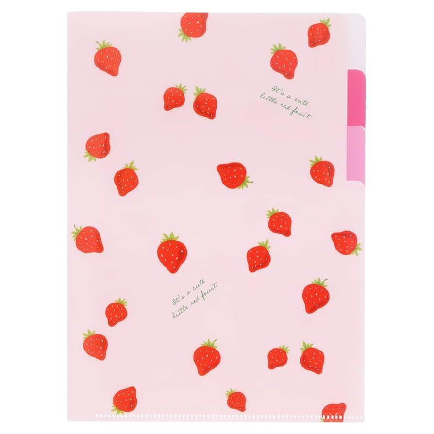 いちごサンセット、青いピアス SNS風クリアカード 百合姫