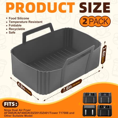 Moules Silicone Air Fryer 2 pièces Ninja