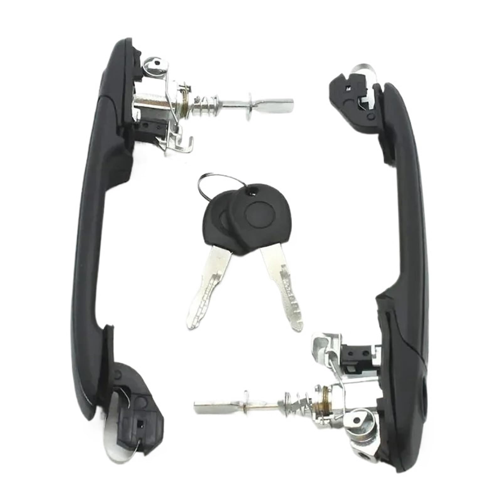 Hudfroa One Color Side Door Handles For Galaxy 1995-2006 Front Left Right Door Handle With Lock Barrel