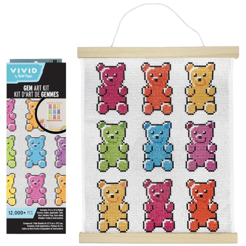 Brea Reese Gem Art Kit - Gummy Bears, 11x14 Diamond Painting