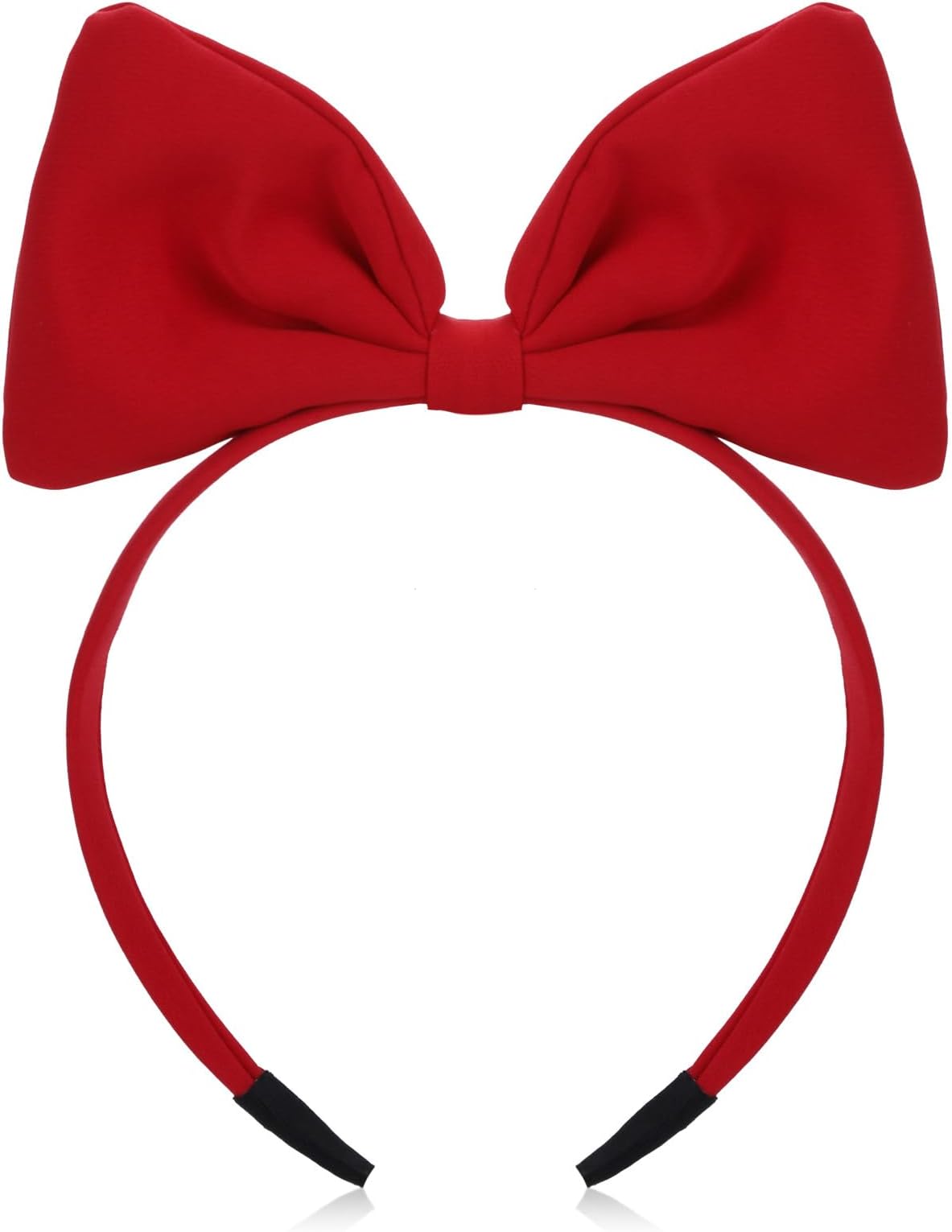 WLLHYF Red Bowknot Hair Bands, Women & Girls' Fashionable Headband, Perfect for Parties & Cosplay (1 Pack Red)