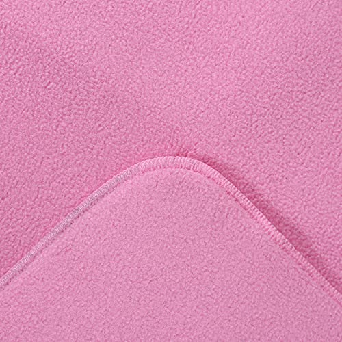 Image of Kuber Industries Microfiber Reversible Dish Drying Mat with Absorbent Parity for Kitchen 19 inchx 15 inch(Pink)