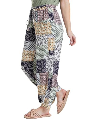 Royalty For Me Women’s Drawstring Casual Summer Boho Beach Mid-Rise Rayon Jogger Pant with Pleated2