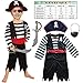 Produktbild Sincere Party Kinder Piraten Jungen Kostüm mit Hut, Schwert, Augenklappe