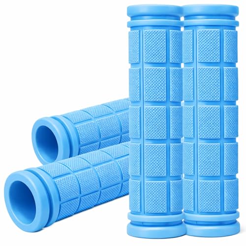 Image of CHUNZEXI 4 PCS Bike Handlebar Grips, Rubber Bicycle Bar Grips Replacement, Non-Slip Handle Grips for Kids Bikes, Scooters, BMX, Mountain & Cruiser Bikes