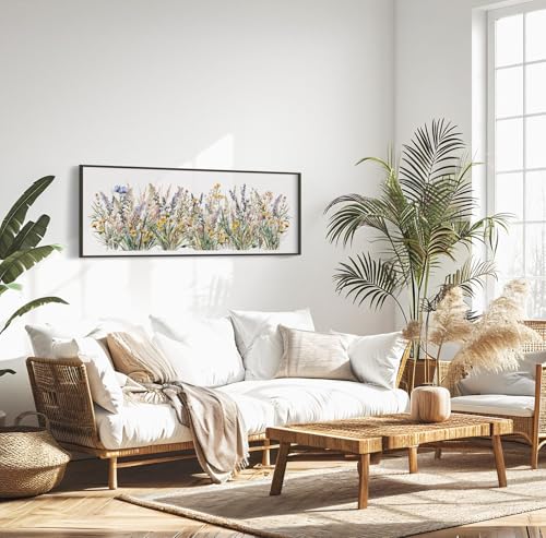 Affiche murale champêtre fleurs sauvages pour déco chambre à coucher - 4