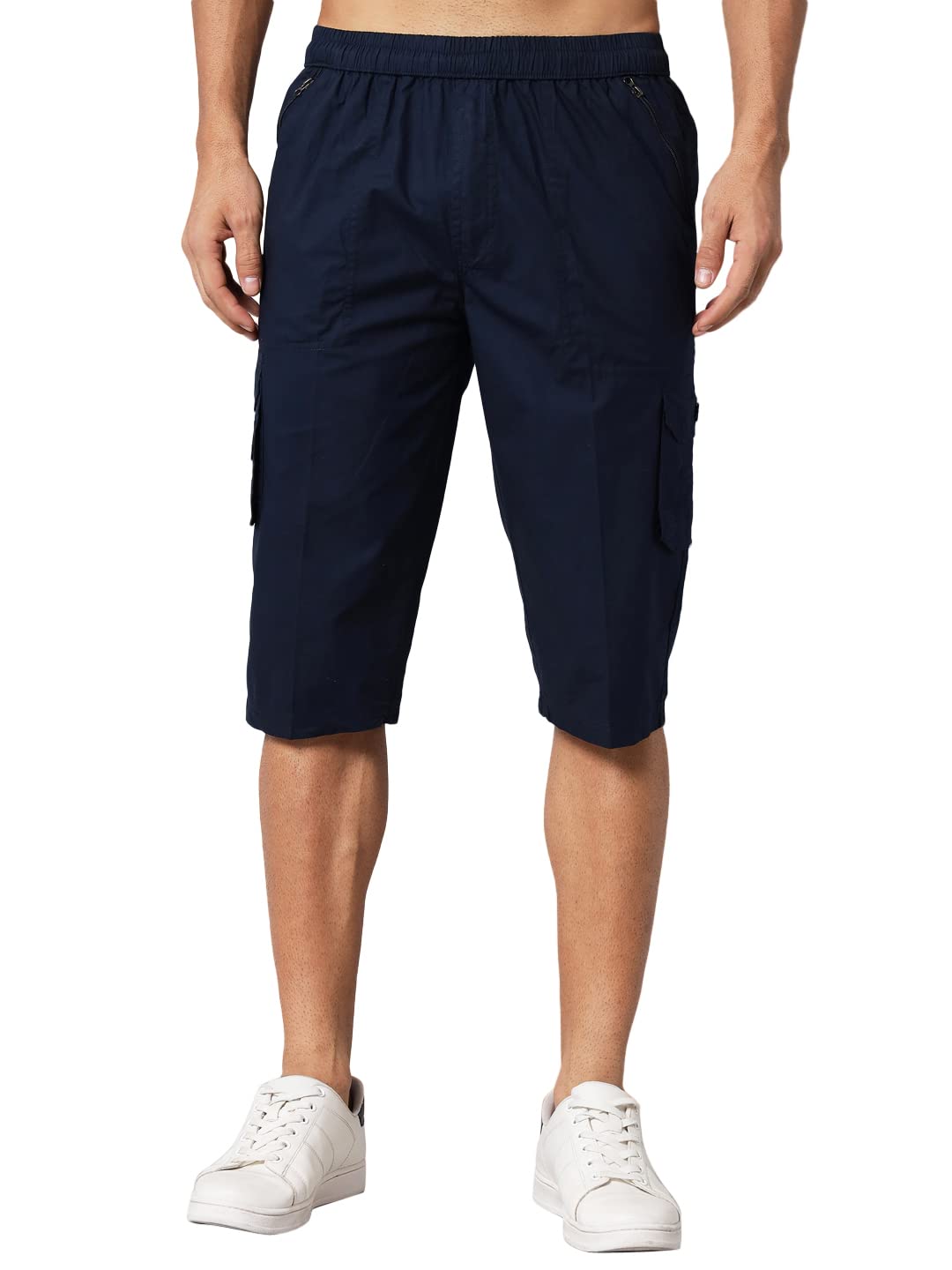 studio nexx Men's Cotton 3/4th Shorts (Lounge 13)-picture-29