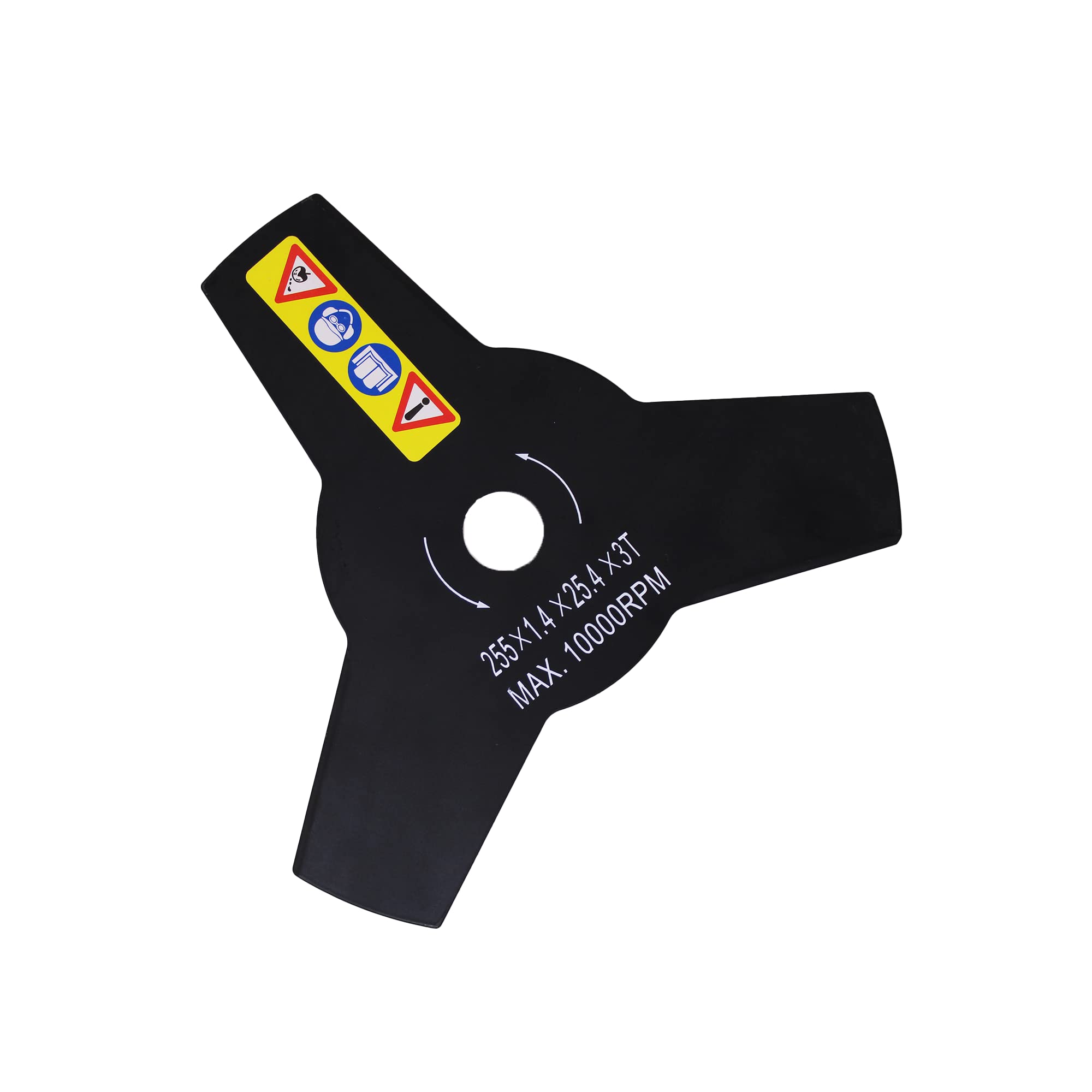 AEGON 3 Way Blade Attachment for Brush Cutter/Grass Cutter Blade/Crop Cutter/Trimmer Strimmer/Suitable for All Type of Brush Cutter (255 x 1.4 x 25.4mm, Black) (B0BYJY38YX) Amazon Price History, Amazon Price Tracker