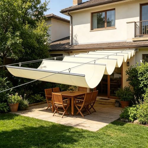 Auvent d'extérieur de qualité supérieure pour pergola rétractable - 7