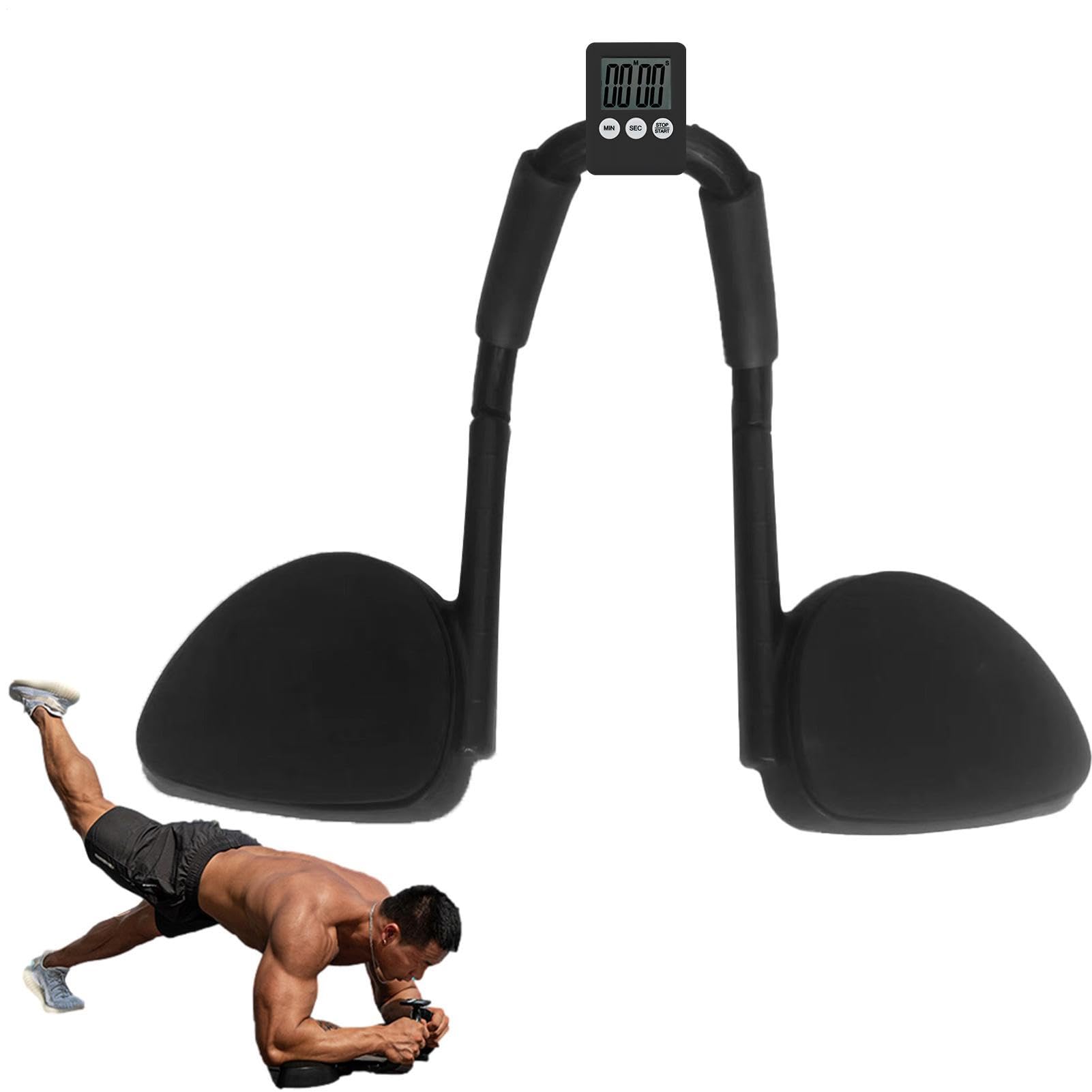 Plank-Training, Plank Trainer – Plank Trainer portable avec minuteur Core Trainer Support de planche | Appareil d'entraînement abdominal Core Exerciser Abdominal Core Appareil d'entraînement des