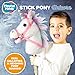Nature Bound Stick Horse | Plush Handcrafted Hobby Horse Stick Pony Provides Fun Pretend Play for Toddlers & Preschoolers | Handsewn, Sturdy Wood, and Sound Effects (Unicorn)