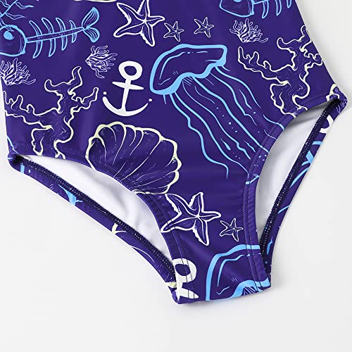 Image of Girls One Piece Swimsuit Recycled Fabric UPF50+ Bathing Suit for Kids