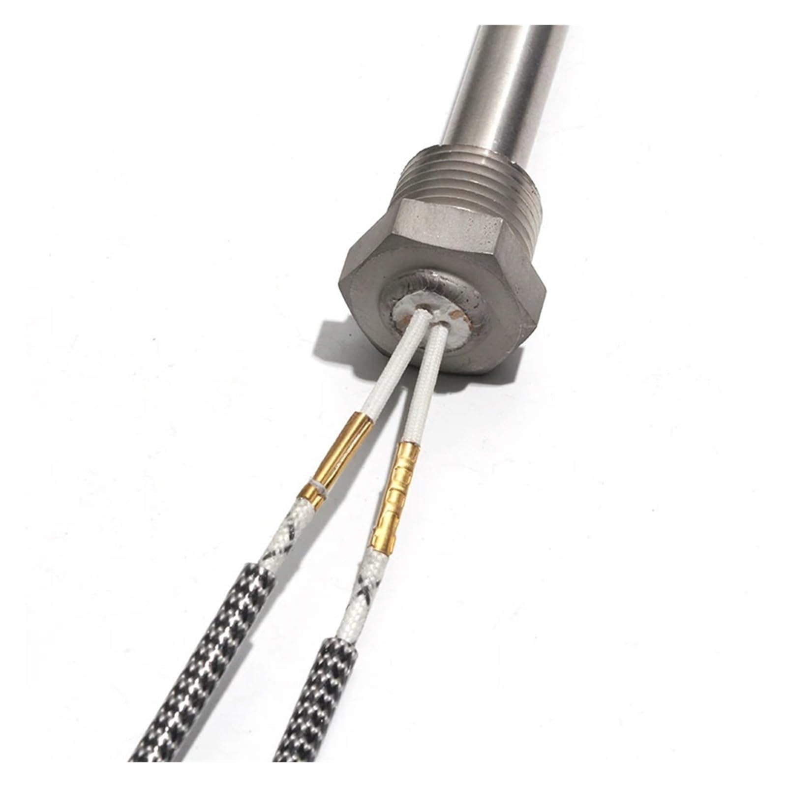Grzałka zanurzeniowa 1/2" Gwint Cylindryczna Hot Rod 220V 300W 500W 1/1.5/2KW Elektryczna rura grzewcza Lucky(1000W 15.8x200mm)