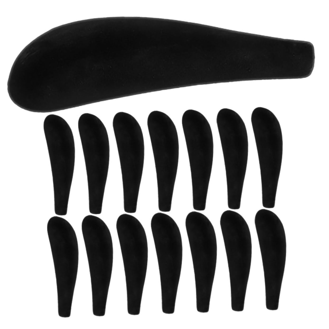 VILLFUL Shoulder Pad Shaper for Hangers 16pcs Wide Shoulder Flocking Hanger Pads Coat Hanger Shoulder Shapers