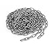 Aexit Pet Training Material Handling Products Clothes Hanging 304 Stainless Steel Coil Chain Silver Coil Chains Tone M2x13Ft