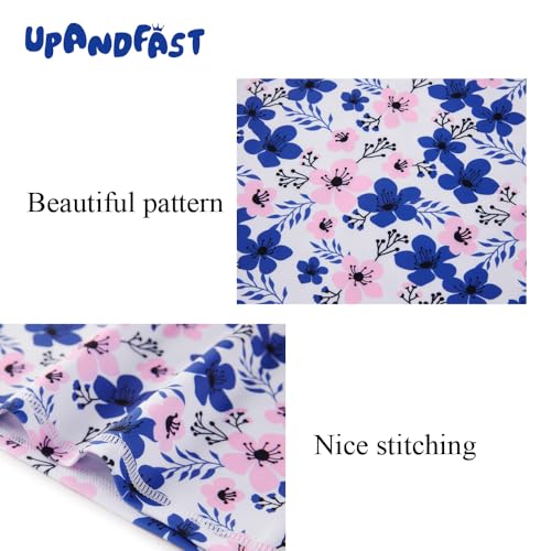 Image of upandfast Girls Rash Guard Set Long Sleeve Two Piece Swimsuit with UPF 50+ Sun Protection for Girls 3-8 Years
