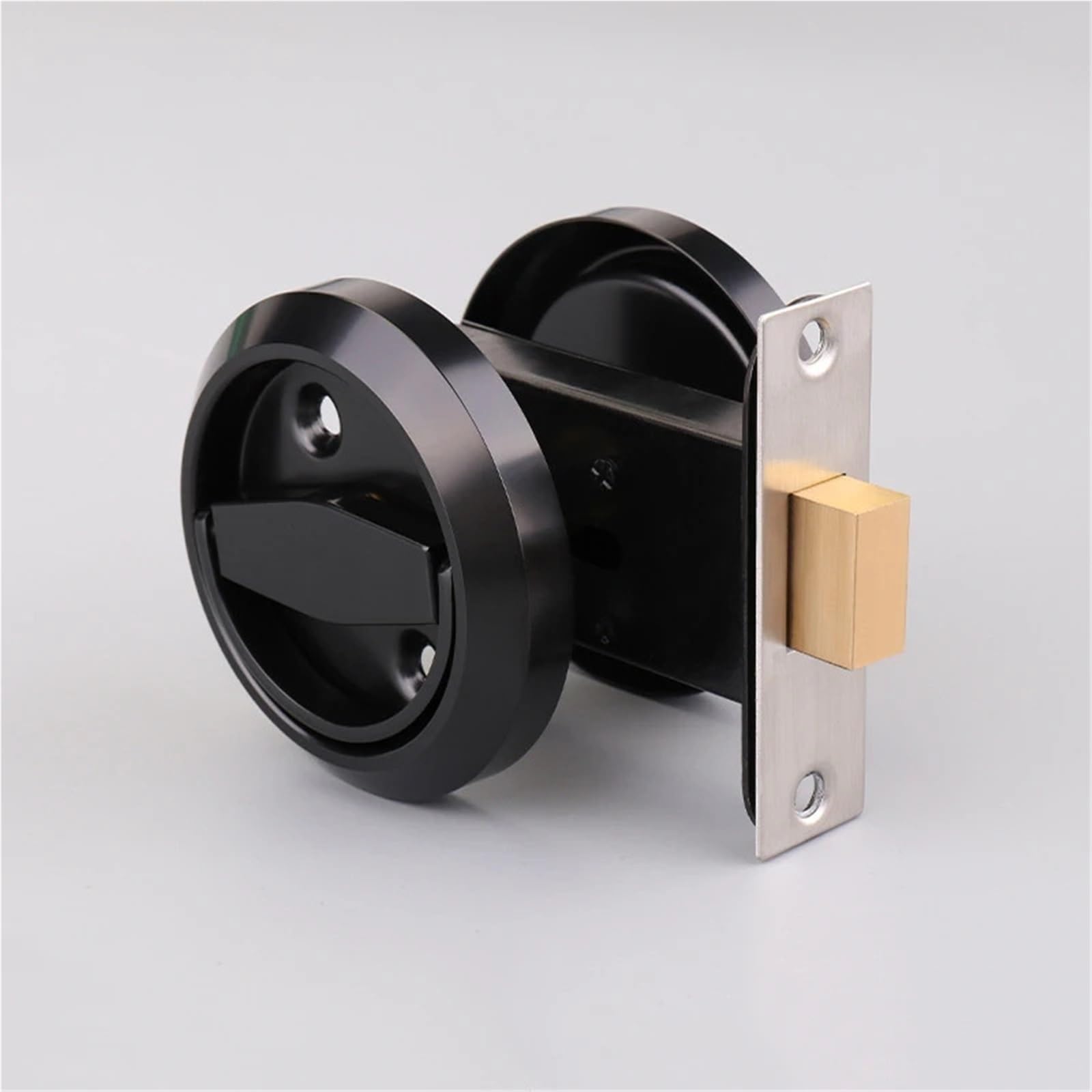 Serrure de porte invisible double face pour menuiserie intérieure
