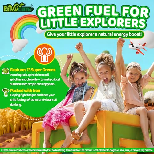 Kids Multivitamin Gummies + Super Greens, w/20+ Veggie Fruit, Prebiotics - Image 4