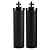 1 Count (Pack of 2) BB9-2 water filter core activated carbon filter compatible with Berkey tabletop water purification system filter element sintered carbon