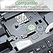 Labelife 5-Pack TZe TZ Tape 12mm 0.47 Laminated Clear Label Tape TZe-131 Replacement for Brother Label Maker Tape Clear TZe131 TZ-131 for Brother P Touch PT-D210 PT-D220 PT-H110 PT-D400 PT-D600 PTD200