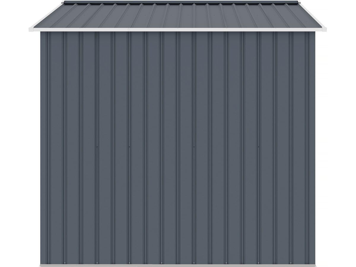 Abri de Jardin métal Vegas II - 5,29 m2 - Gris