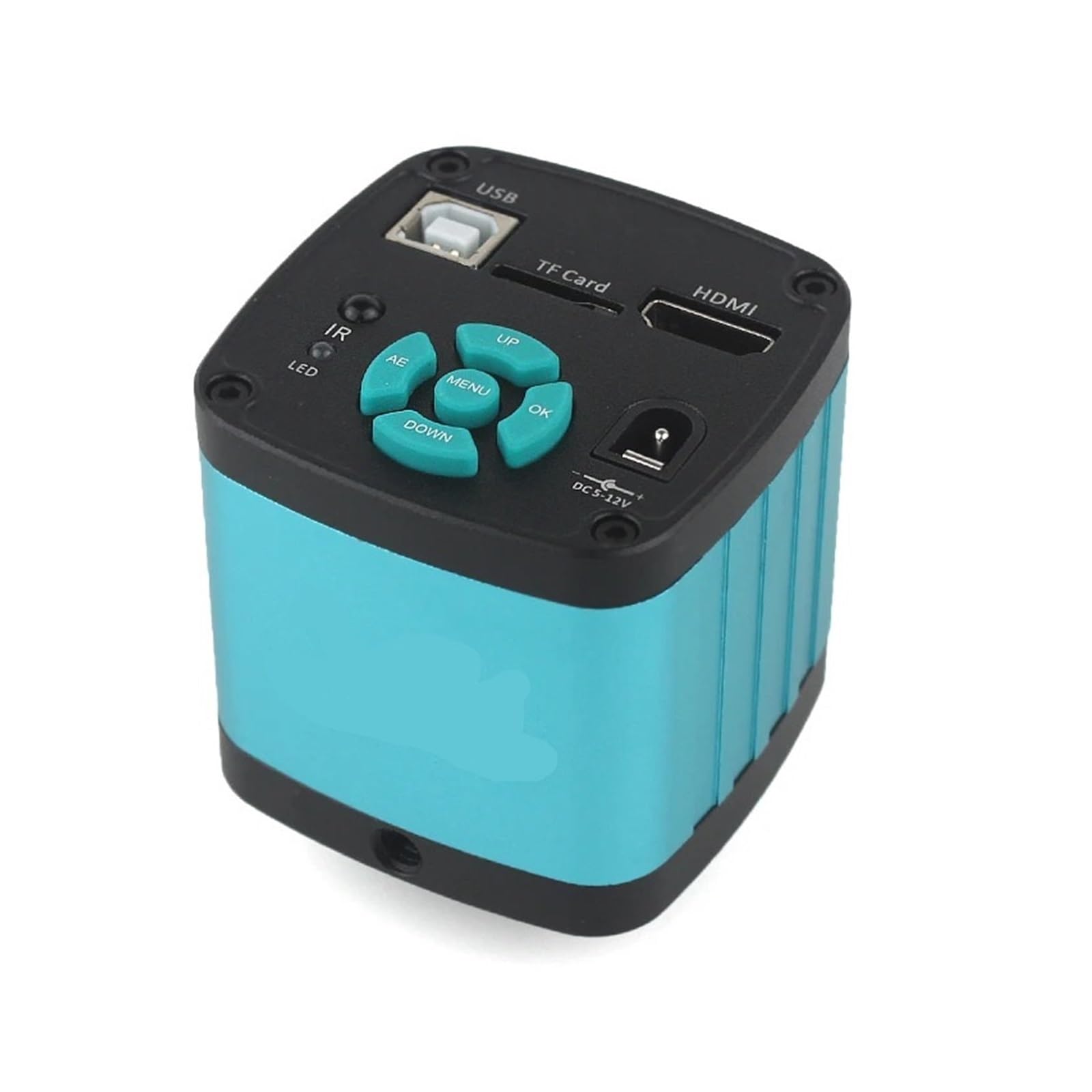 Microscopio video USB HDM/I da 48 MP 4K 1080P con obiettivo C-mount, zoom 10-130X, distanza di lavoro ultra elevata for riparazione e saldatura del telefono